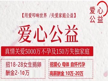 灵石捐卵助孕生子 爱心志愿者招募